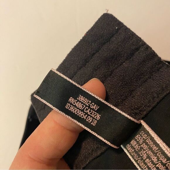 Victoria's Secret Very Sexy push up bra studded Black padded multi position 34C - Picture 9 of 10